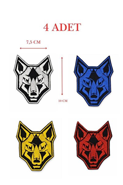 SINGLE SWORD Embroidery Patch - Wolf Napkin