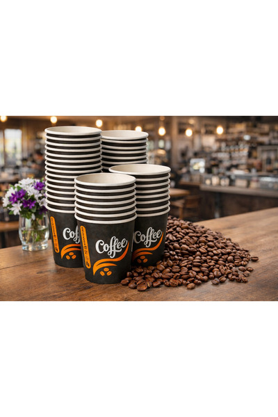 cupzone Renkli Karton Kahve Bardağı 7 Oz – Tek Kullanımlık Coffee Cup – 1000 ...