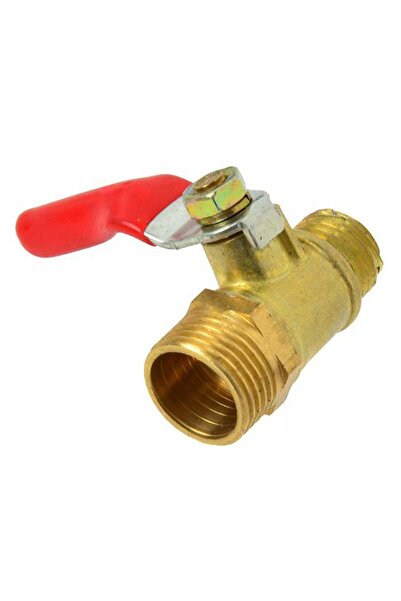 GEKO BALL VALVE 1/4" - HYDRAULIC / PNEUMATIC, BRASS, 35MM -