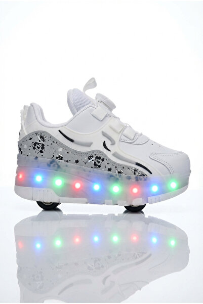 ROCKY Kız & Erkek Çocuk Işıklı Patenli Ayakkabı – Tekerlekli, Kayarak Giden M...