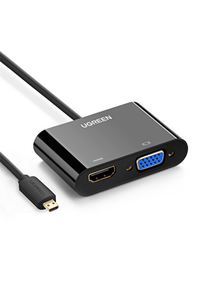 Ugreen HDMI to VGA Dişi Çevirici Adaptör Siyah, 40253
