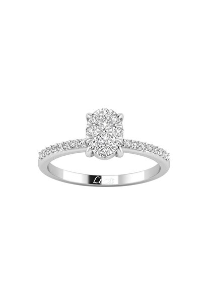Lucis Pırlanta 0.24 Karat Pırlanta Coronet Yüzük L065159