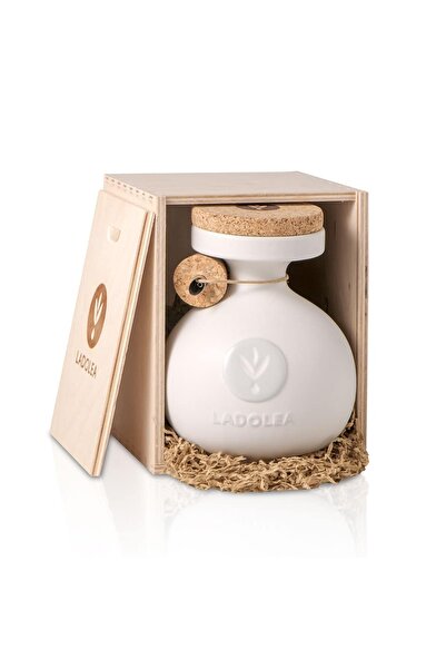 Ladolea Ceramic Olive Oil 600 ml (wooden box) – Patrinia Extra Virgin Olive Oil