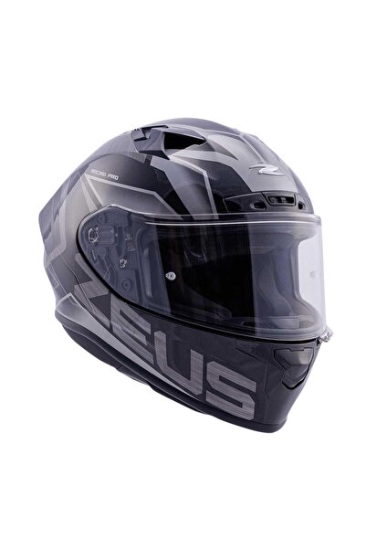 ZEUS KASK/ZS-826 PEARL BLACK BK3 SILVER