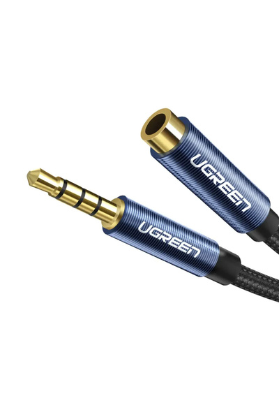 Ugreen 3.5 mm Jack Ses Aux Örgülü Uzatma Kablosu 2 Metre, 40675