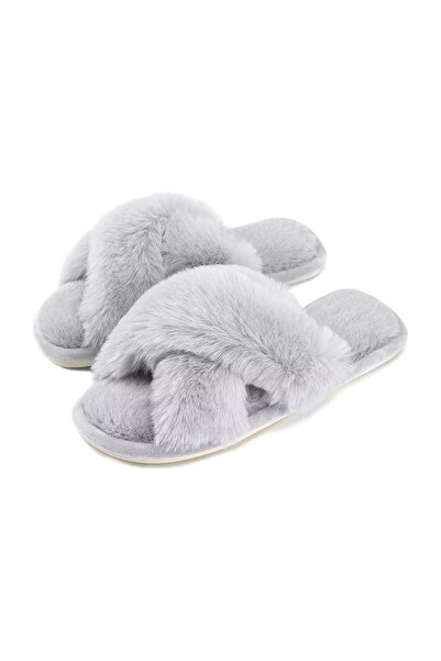 delis Women's slippers, fur pattern