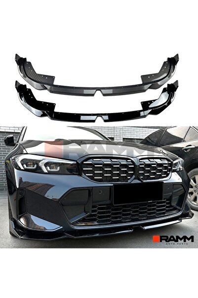 RAMM BMW G20 LCI MP Ön Tampon Lipi + Flap Seti Parlak Siyah