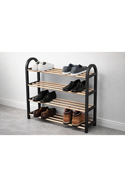 NASYONEL TOYS Ahşap Çubuklu Masif Ayakkabılık Kontef