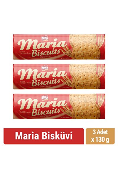 Bifa Maria Bisküvi 130 gr x 3 Adet