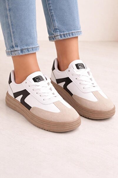 MODAONN Unisex Comfortable Sole Lace-Up Sneaker Shoes