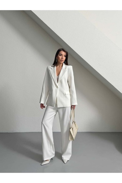 mydukkan.co Single Button Jacket-Pants Set