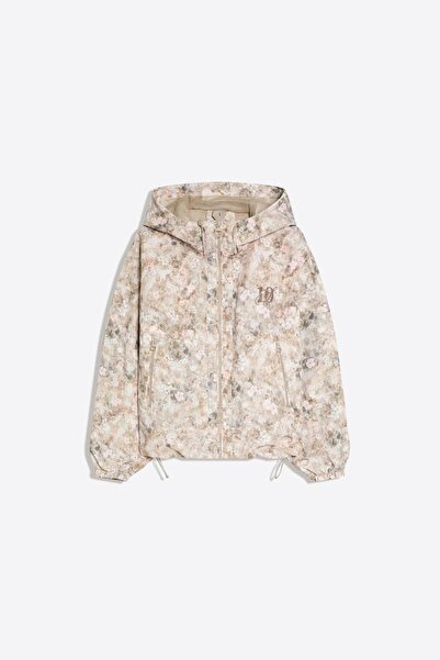 Bershka Water resistant ve windproof desenli kapüşonlu ceket