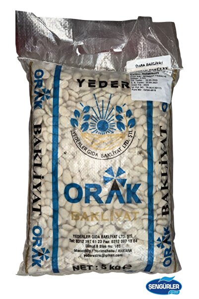 YDR ORAK BOMBAY FASÜLYE 5 KG (YENİ MAHSÜL)