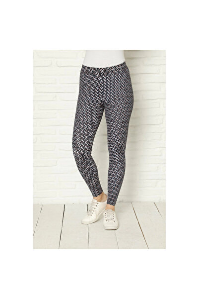 Narnuga Mi̇ray- Combed Cotton Lycra Tights Navy Blue