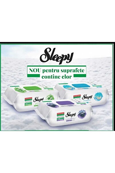 Sleepy Șervețele umede cu clor