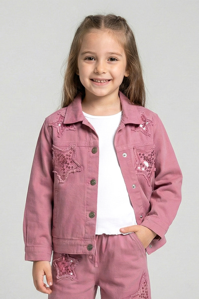 Dmb Дънки с бродерия за момичета