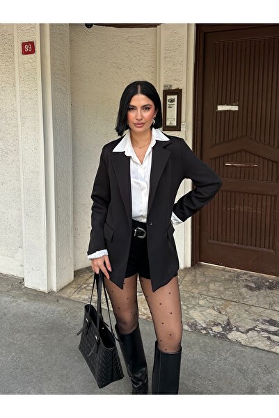 Füme Dabıl fabric striped pattern lined blazer jacket