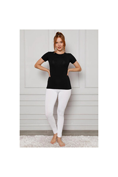 Narnuga Mi̇ray- Combed Cotton Lycra Tights White