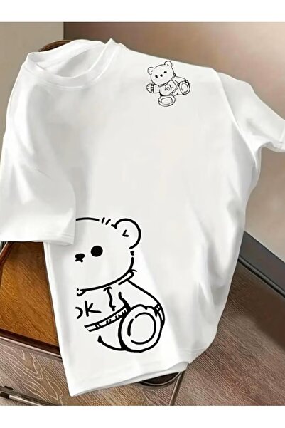 AZIZI TEKSTIL Tricou unisex cu design imprimat pe față