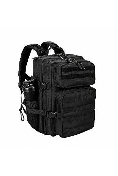 QUİCKPREP Black Tactical Waterproof Backpack - 25 Liter Mountaineering and Ca...