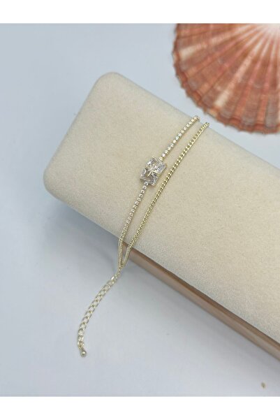 BYYEŞO سوار بتفاصيل حجر الباجيت من بولار ستار (مطلي بالنحاس)