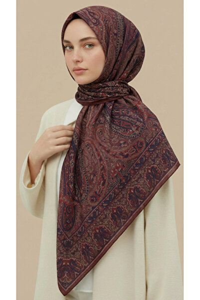 Karaca Eşarp Ethnic Pattern 120*120 cm Cotton Scarf