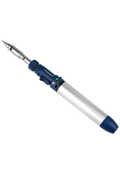 Generic مكواة لحام غازية 100 واط، 7 مل، 10 سرعات نبضية، مصنوعة من الفولاذ المقاوم للصدأ، شعلة غاز البوتان محمولة، 400 درجة مئوية