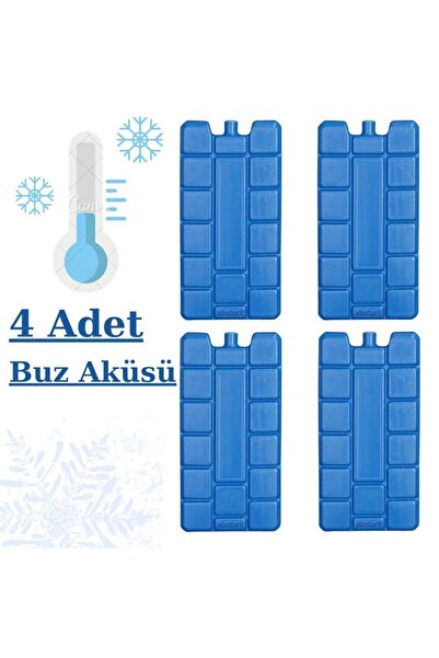 Hane216 4-Piece Ice Battery Set, Ice Container, Cool-Keeping Ice Mold - 4 Pieces