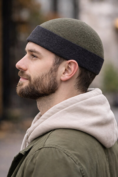 FEZKON Dervish Felt Takke Green Black