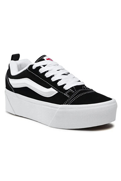 Vans Women's Platform Sneakers Knu Stack Black Stylish EU 38.5
