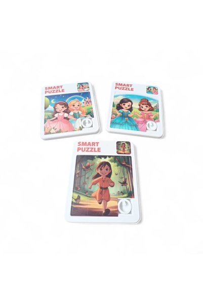 Hureggo Nostalgic Mini Smart Puzzle Set of 3 for Little Princesses & 10X9 cm