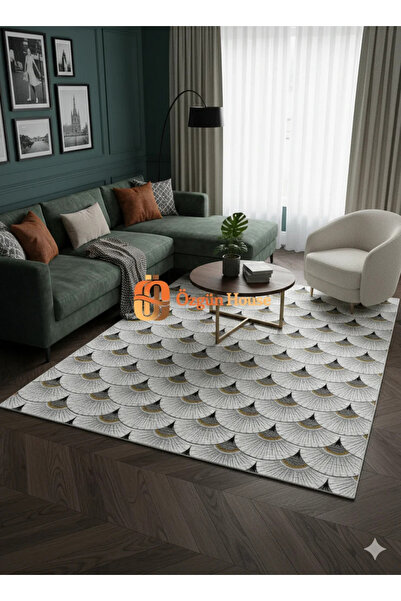 Dinarsu Elite Modern Jel Tabanlı Kaymaz Halı