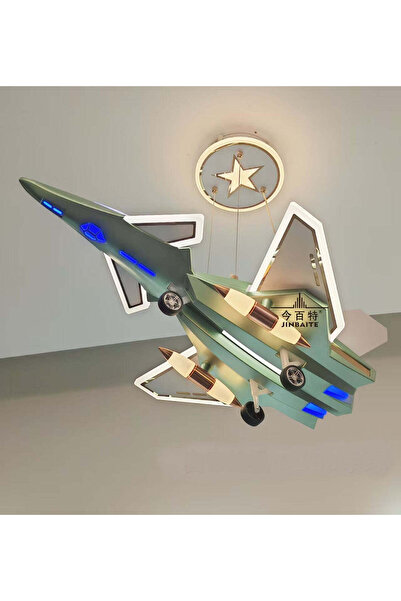 RFAN Airplane Pendant, Model D188, 3 Light Types, With Remote Control, 240W, ...