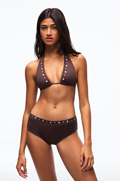 Bershka Zımbalı culotte bikini altı