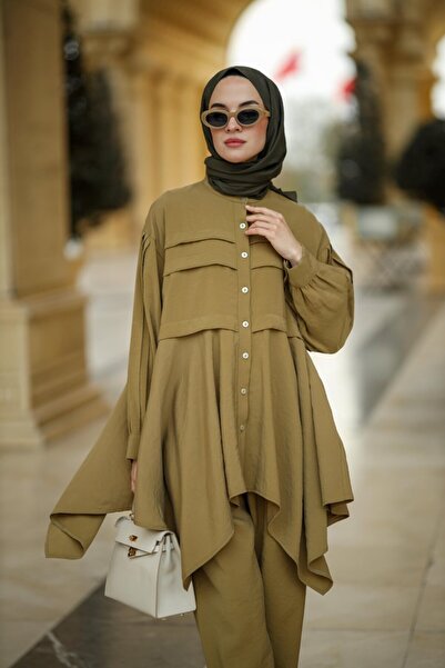 NS Moda Tesettür Zerde Suit Oil-Model 564