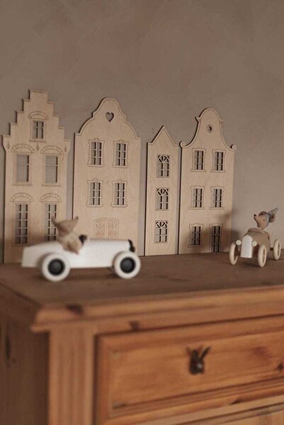 metadesign Ahşap Figürlü Ev Dekoru( model 2)