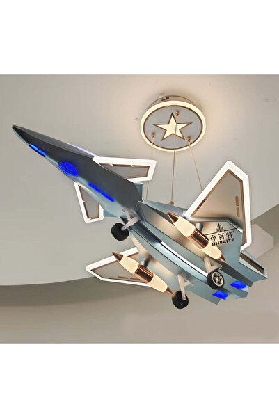 RFAN Airplane Pendant, Model D188, 3 Light Types, With Remote Control, 240W, ...