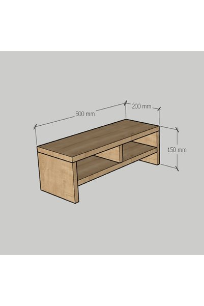 Emkawood Eliz Safir Monitor Riser Laptop Stand