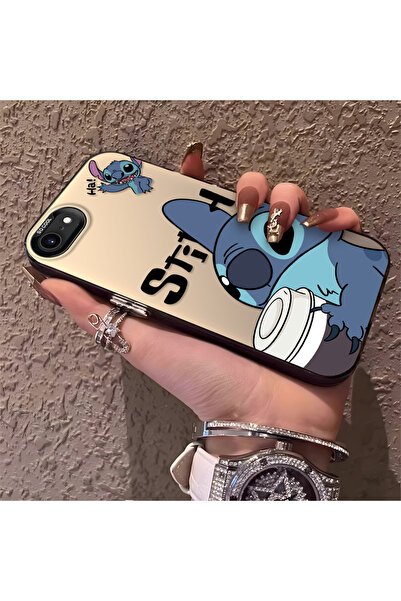 ARTISHELL iPhone 7 Plus/8 Plus Uyumlu Kartun Stitch Desenli Darp Önleyici Tel...