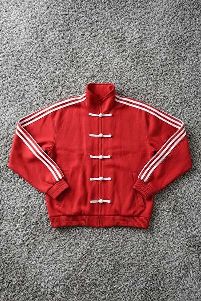 ARS Butik Retro Side Stripe and Tie Button Detail Seasonal Jacket