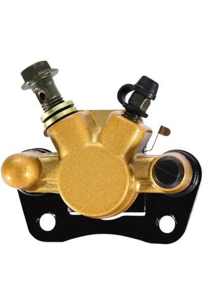 Leno مجموعة فرجار مكابح قرصية هيدروليكية عالمية مع وسادات - طلاء ذهبي - بديل ...