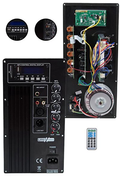 Lastvoice A450 İki Yollu Aktif Kabin Hoparlör Modülü Çıkış Katı (6.5 inç ve 8...
