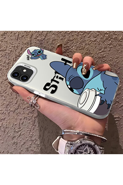 ARTISHELL iPhone 11 Uyumlu Kartun Stitch Desenli Darp Önleyici Telefon Kılıfı