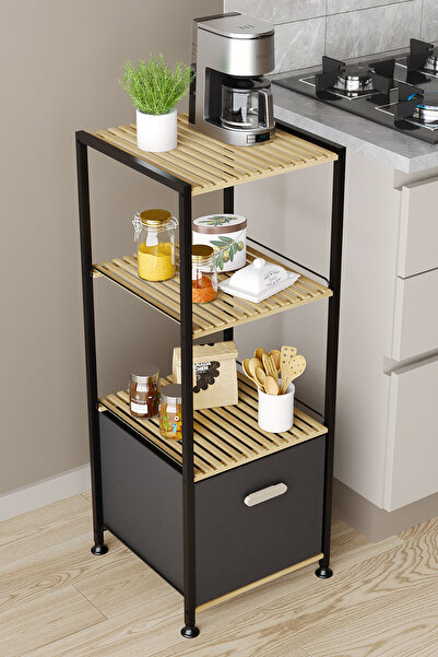 Bino 3 Katlı Çok Amaçlı 2 Çekmeceli Mutfak Organizeri Çekmeceli Düzenleyici D...