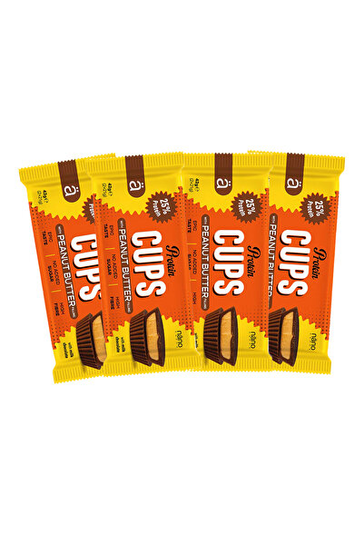 Nano Supps نانو سبس - أكواب بروتين زبدة الفول السوداني (4 حبات) - Nanosupps P...