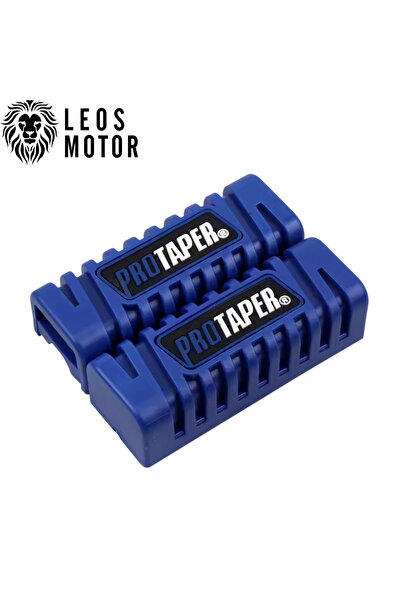 LEOS MOTOR Protaper Motosiklet Ön Basamak Lastiği Mavi - CUP - CG Uyumlu