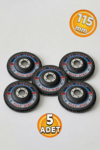 CMC Tools CMC4134 Alüminyum Flap Disk 115 mm 40 Kum Zımparalama Disk (5 Adet)