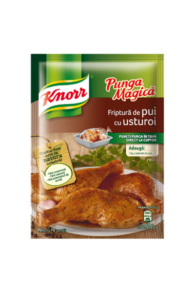 Knorr Pungă magică pentru pui cu usturoi, 28 g,