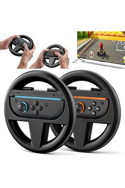 Arabest عجلة قيادة لجهاز نينتندو سويتش 2 جوي كون (2025)، عجلة قيادة سباق سويت...