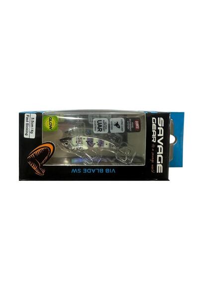 Savage Gear Vib Blade SW 4gr 3.5cm Vibrasyon Jig Yem Zebra Glow